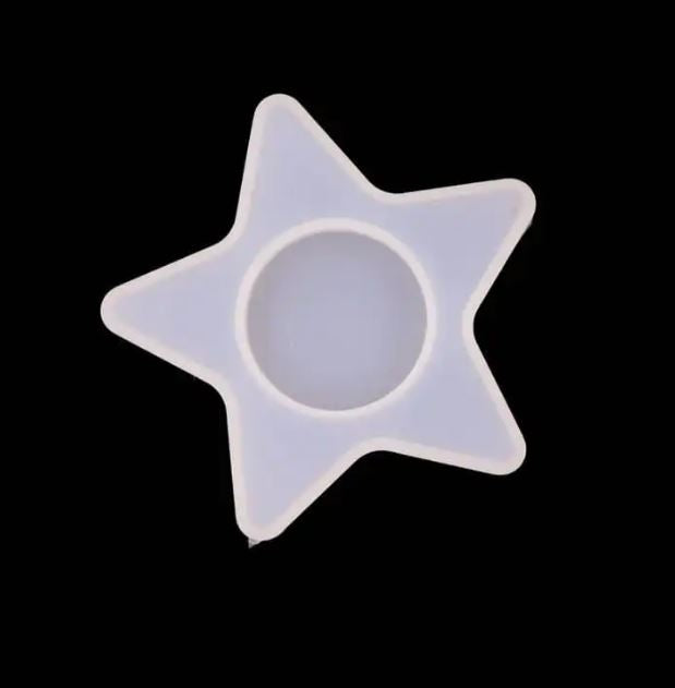 3 Inch Silicone Mold Star Shape Tealight Candle Holder