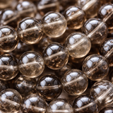 1 String 8mm Natural Smoky Quartz Gemstone Beads