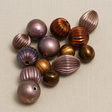 11-25 mm,Vintage Brass Beads, Assorted Shape And Sizes