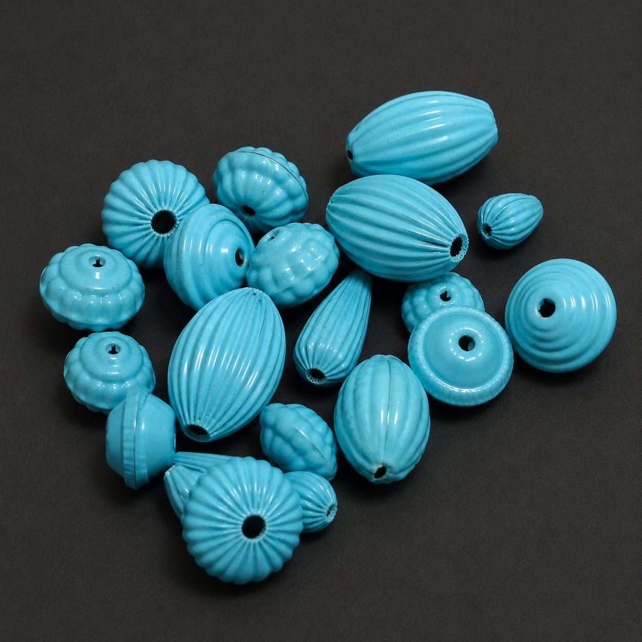8-25 mm,Vintage Brass Beads Violet Color, Assorted Shape And Sizes