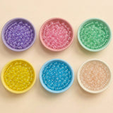 6 Colors 8mm Round Acrylic Beads Combo