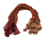 4 Pcs Zari Necklace Backrope Dori Red