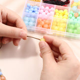 Opaque Acrylic Beads Day Bracelets Making Kits