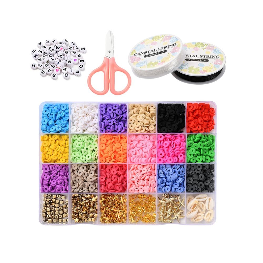 DIY Jewelry Making Kits Mixed Color Beads Elastic Thread – beadsnfashion