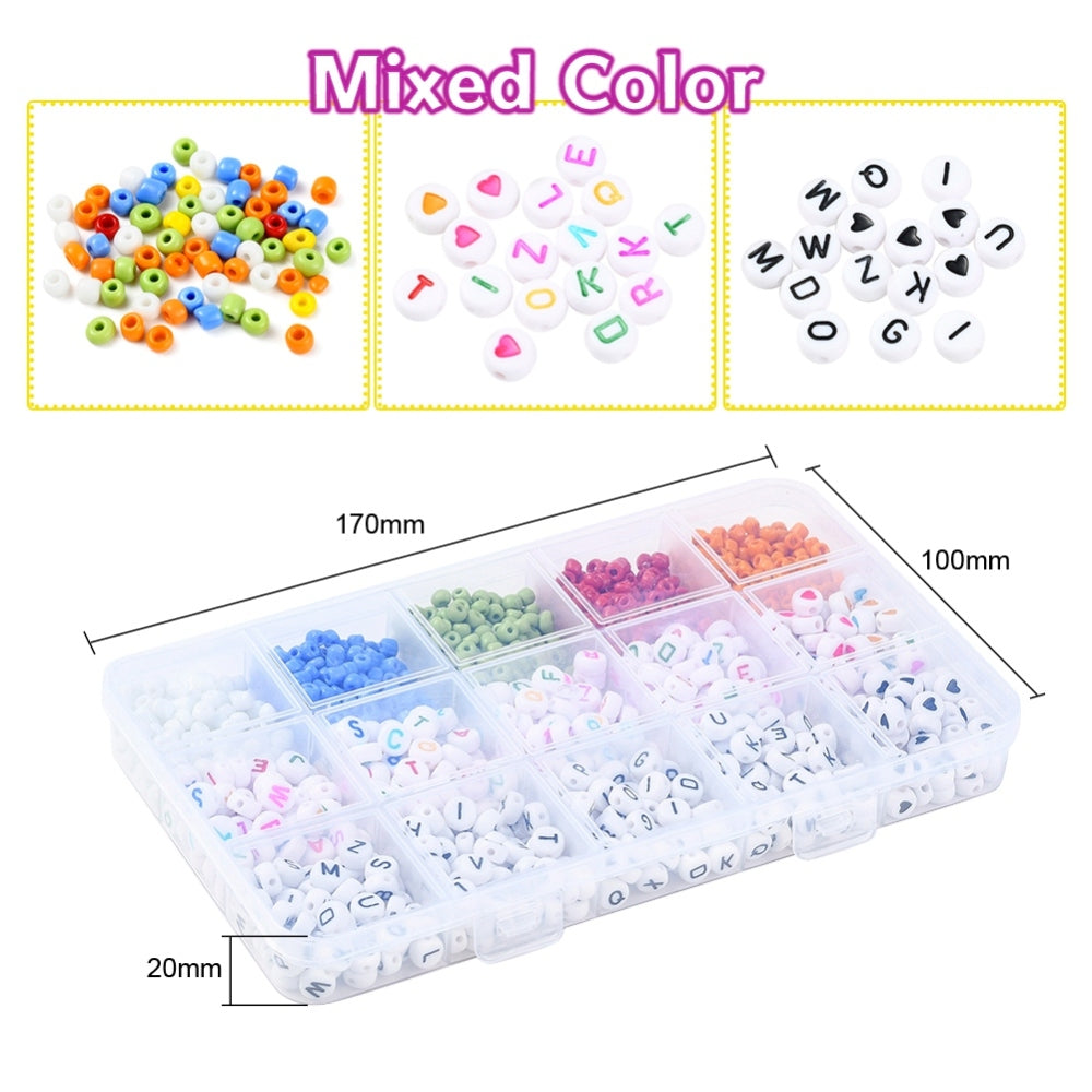 DIY Jewelry Making Kits Mixed Color Beads