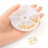 DIY Jewelry Making Finding Kit Including Brass Cup Peg Bails Pendants Bails