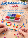 Acrylic Crystal Beads  DIY Kit for Jewellery Making, Beading, Embroidery and Art and Crafts, Size 6mm
