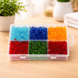 Acrylic Crystal Beads  DIY Kit for Jewellery Making, Beading, Embroidery and Art and Crafts, Size 6mm