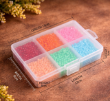600 Pcs, 4mm Acrylic Crystal Beads Opaque Color DIY Kit