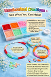 600 Pcs, 4mm Acrylic Crystal Beads Opaque Color DIY Kit