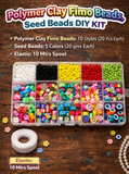 Polymer Clay Fimo Beads, Seed Beads Beads DIY Kit