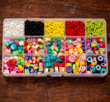 Polymer Clay Fimo Beads, Seed Beads Beads DIY Kit