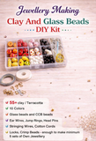 Beadsnfashion Jewellery Making Clay And Glass Beads DIY Kit
