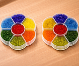 14 Colors Trans Seed Beads Kit, Size 8/0 and 11/0