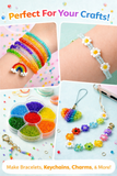 7 Colors Trans Seed Beads Kit, Size 11/0