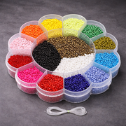 15 Color, 11/0 Neon & Opaque Glass Seed Beads Kit