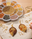 Jewellery Making Seed Beads Shades Of Earthy Color Tones Kit[15 Colors]