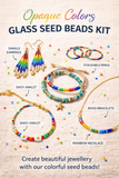 Opaque Colors Glass Seed Beads Kit