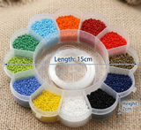 Opaque Colors Glass Seed Beads Kit