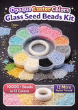 Opaque Luster Colors Glass Seed Beads Kit [12 Colors]