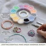 Opaque Luster Colors Glass Seed Beads Kit [12 Colors]