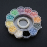 Opaque Luster Colors Glass Seed Beads Kit [12 Colors]