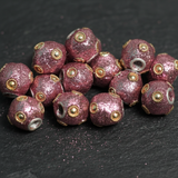20 Pcs. Lac RONDELLE Beads Pink 13mm