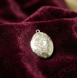 1 Inch Brass Locket Oval Silver Pendants