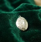 1 Inch Brass Locket Oval Silver Pendants