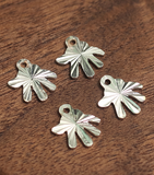 40 Pcs 9x8mm Brass Hand Charms