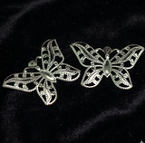 10 Pcs 2 inch Brass Butterfly Earrings Components