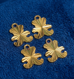 40 Pcs 9x7mm Brass Teddy Charms