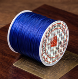 1 Pc, 40 Mtr, 0.5mm Colored Flat Elastic Thread