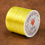 1 Pc, 40 Mtr, 0.5mm Colored Flat Elastic Thread