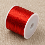 1 Pc, 40 Mtr, 0.5mm Colored Flat Elastic Thread