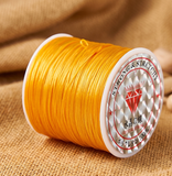 1 Pc, 40 Mtr, 0.5mm Colored Flat Elastic Thread