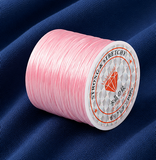 1 Pc, 40 Mtr, 0.5mm Colored Flat Elastic Thread