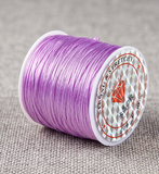 1 Pc, 40 Mtr, 0.5mm Colored Flat Elastic Thread