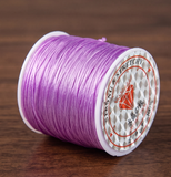 1 Pc, 40 Mtr, 0.5mm Colored Flat Elastic Thread