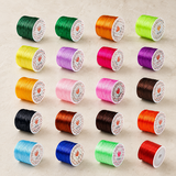 18 Colors, 0.5mm Flat Elastic Cords Combo