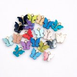 20 Pcs 13x11mm Assorted Acrylic Butterfly Charms
