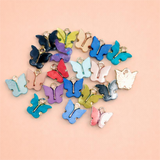 20 Pcs 13x11mm Assorted Acrylic Butterfly Charms