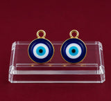 25 Pcs 9mm Evil Eye Enamel Charms