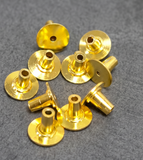 20 Pcs 6x8mm Brass Earring Back Stud