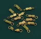 25 Pcs 3-5mm Barrel Clasp