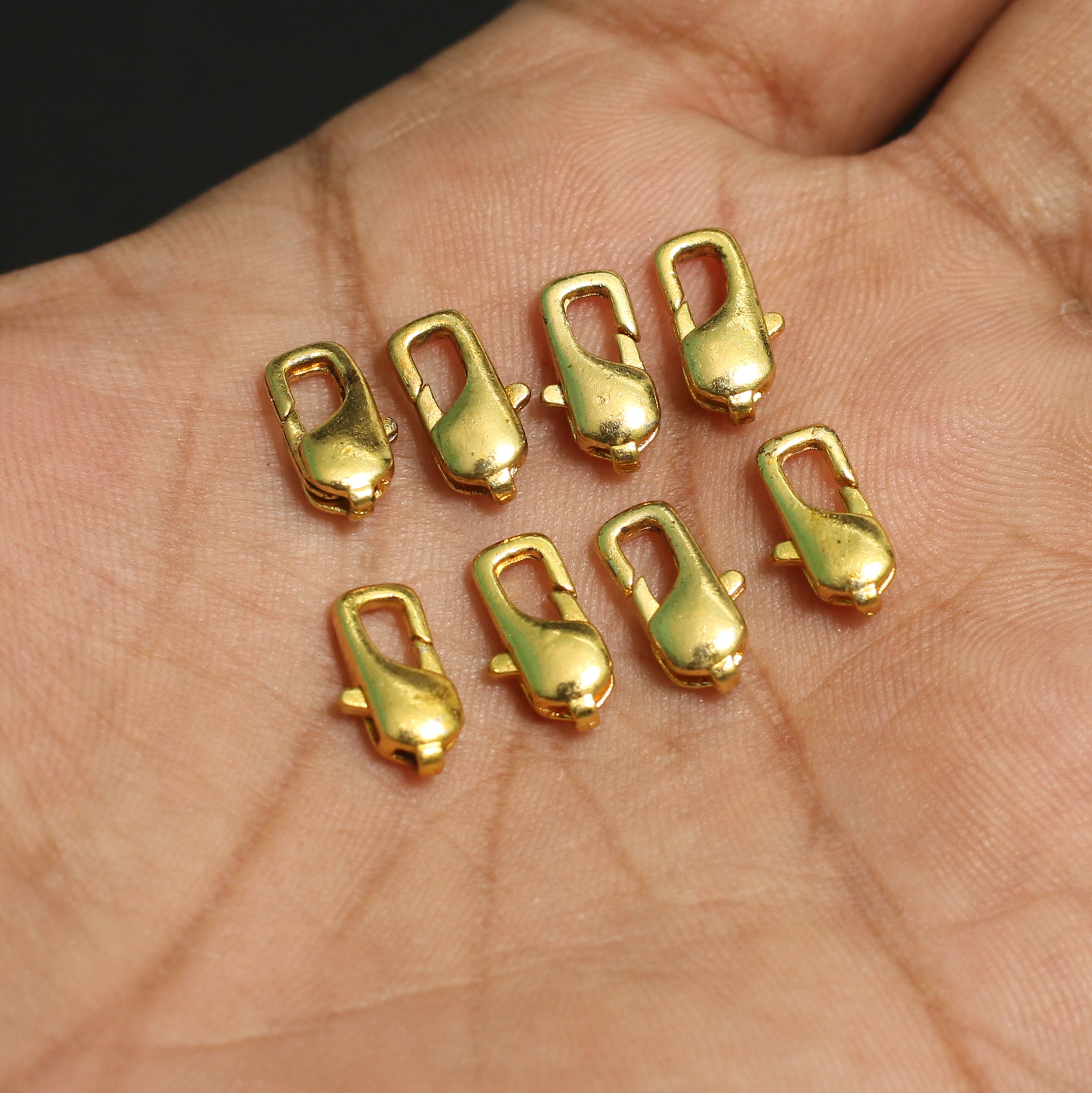 12x5 MM Lobster Clasp Golden