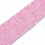 1 String Natural Rose Quartz Beads Round 10mm