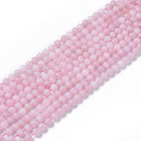 1 String Natural Rose Quartz Beads Round 10mm