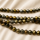 1 String Glass RONDELLE Beads [GD]