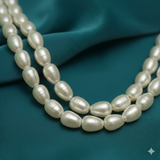 8-10mm Drop Glass Pearl Beads